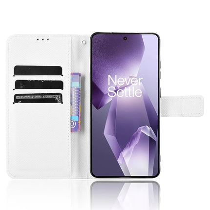 Wallet Phone Case for OnePlus 13R 5G / Ace 5 5G / Ace 5 Pro 5G PU Leather Diamond Texture Cover