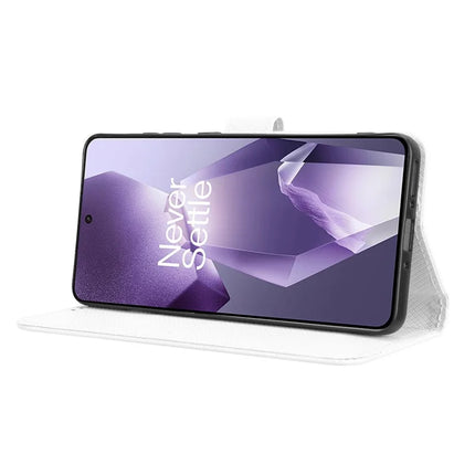 Wallet Phone Case for OnePlus 13R 5G / Ace 5 5G / Ace 5 Pro 5G PU Leather Diamond Texture Cover