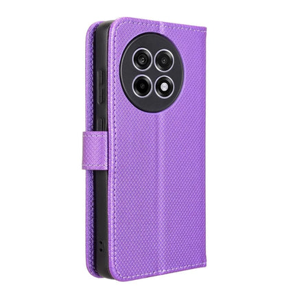 Wallet Phone Case for OnePlus 13R 5G / Ace 5 5G / Ace 5 Pro 5G PU Leather Diamond Texture Cover
