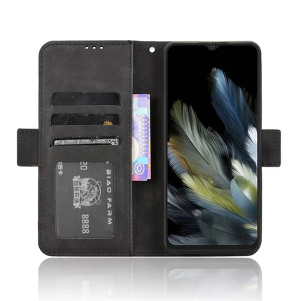 Leather Case for Blackview Wave 8 / Wave 8C / Oscal Flat 2 Phone Wallet Cover with Multiple Card Slots
