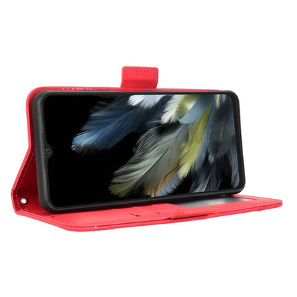 Leather Case for Blackview Wave 8 / Wave 8C / Oscal Flat 2 Phone Wallet Cover with Multiple Card Slots