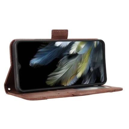 Leather Case for Blackview Wave 8 / Wave 8C / Oscal Flat 2 Phone Wallet Cover with Multiple Card Slots