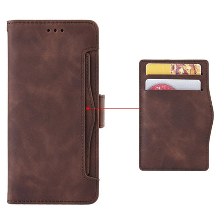 Leather Case for Blackview Wave 8 / Wave 8C / Oscal Flat 2 Phone Wallet Cover with Multiple Card Slots