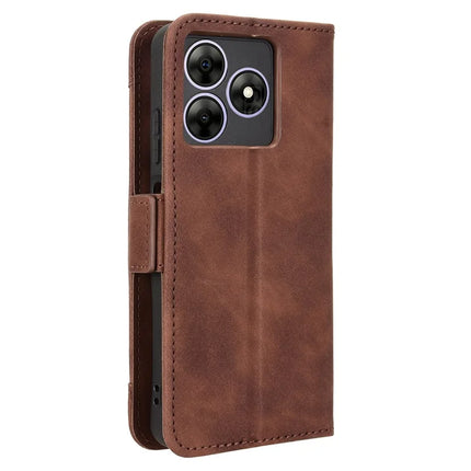 Leather Case for Blackview Wave 8 / Wave 8C / Oscal Flat 2 Phone Wallet Cover with Multiple Card Slots