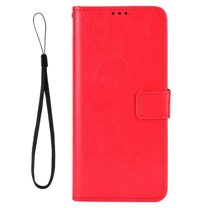 Leather Case for Blackview Wave 8 / Wave 8C / Oscal Flat 2 Crazy Horse Texture Phone Wallet Cover
