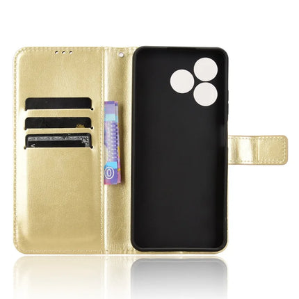 Leather Case for Blackview Wave 8 / Wave 8C / Oscal Flat 2 Crazy Horse Texture Phone Wallet Cover