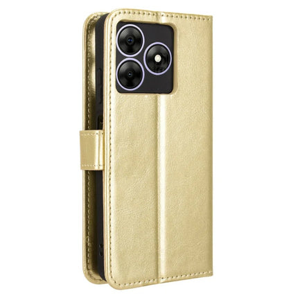 Leather Case for Blackview Wave 8 / Wave 8C / Oscal Flat 2 Crazy Horse Texture Phone Wallet Cover