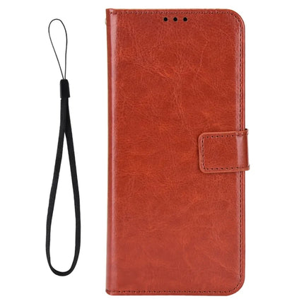 Leather Case for Blackview Wave 8 / Wave 8C / Oscal Flat 2 Crazy Horse Texture Phone Wallet Cover