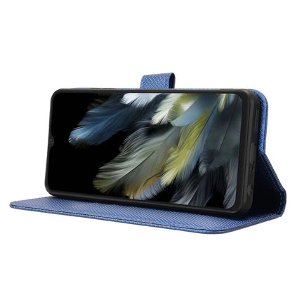 Phone Case For Blackview Wave 8 / Wave 8C / Oscal Flat 2 PU Leather Diamond Texture Wallet Cover