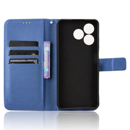 Phone Case For Blackview Wave 8 / Wave 8C / Oscal Flat 2 PU Leather Diamond Texture Wallet Cover