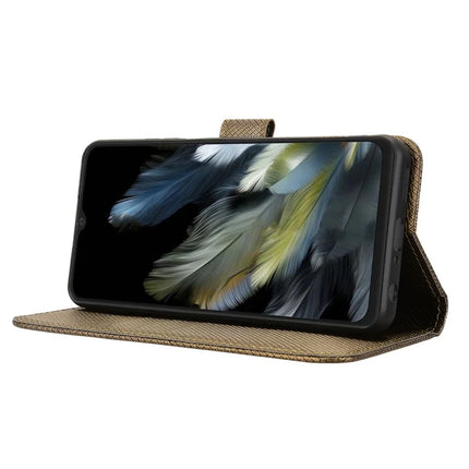 Phone Case For Blackview Wave 8 / Wave 8C / Oscal Flat 2 PU Leather Diamond Texture Wallet Cover