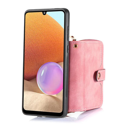 For Huawei Mate 70 PU Leather Phone Back Cover with Zipper Card Holder and Long Strap