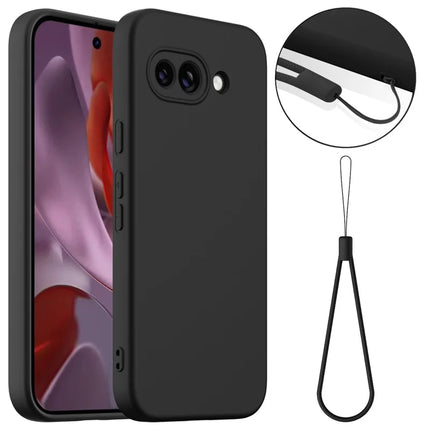For Google Pixel 9a Case Compatible with MagSafe Anti-Drop Liquid Silicone Phone Cover