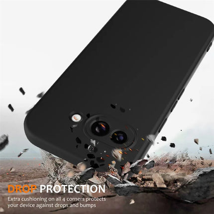For Google Pixel 9a Case Compatible with MagSafe Anti-Drop Liquid Silicone Phone Cover