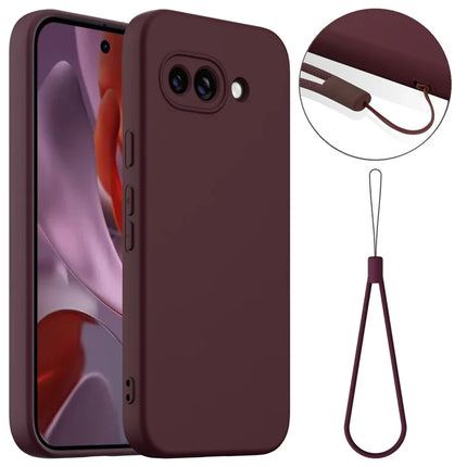 For Google Pixel 9a Case Compatible with MagSafe Anti-Drop Liquid Silicone Phone Cover