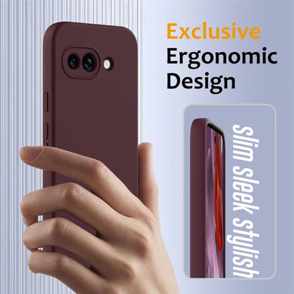 For Google Pixel 9a Case Compatible with MagSafe Anti-Drop Liquid Silicone Phone Cover