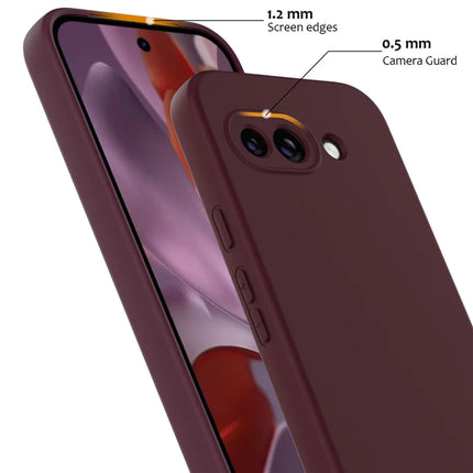 For Google Pixel 9a Case Compatible with MagSafe Anti-Drop Liquid Silicone Phone Cover