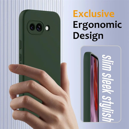 For Google Pixel 9a Case Compatible with MagSafe Anti-Drop Liquid Silicone Phone Cover
