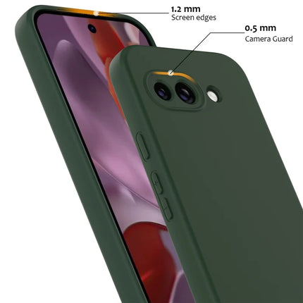For Google Pixel 9a Case Compatible with MagSafe Anti-Drop Liquid Silicone Phone Cover