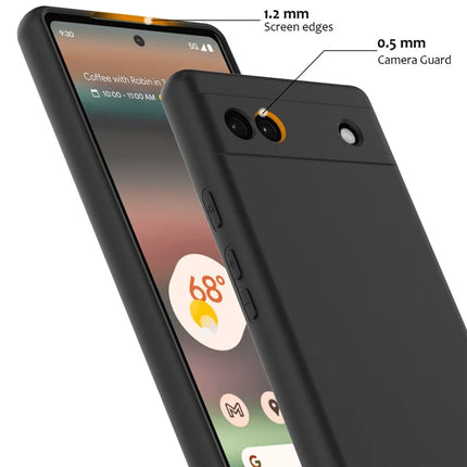 For Google Pixel 6a Case Compatible with MagSafe Anti-Drop Liquid Silicone Phone Cover