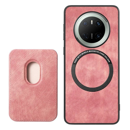 For Huawei Mate 70 Case Retro Leather TPU Phone Back Cover with Detachable Card Slot