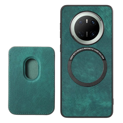 For Huawei Mate 70 Case Retro Leather TPU Phone Back Cover with Detachable Card Slot
