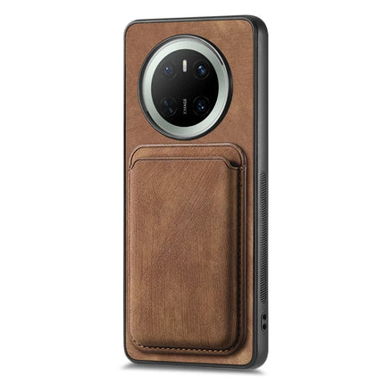 For Huawei Mate 70 Case Retro Leather TPU Phone Back Cover with Detachable Card Slot