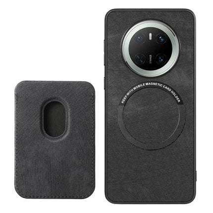 For Huawei Mate 70 Case Retro Leather TPU Phone Back Cover with Detachable Card Slot