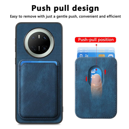 For Huawei Mate 70 Case Retro Leather TPU Phone Back Cover with Detachable Card Slot