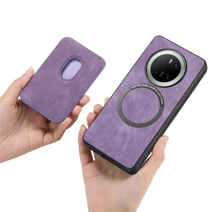 For Huawei Mate 70 Case Retro Leather TPU Phone Back Cover with Detachable Card Slot