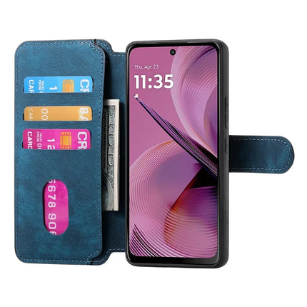 For Motorola Moto G55 5G Case CASENEO Detachable Magnetic RFID Block Leather Phone Wallet Cover