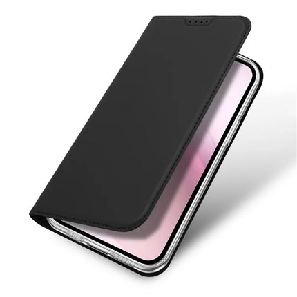 For iPhone 16e Case DUX DUCIS Skin Pro Series Leather Cover Card Holder