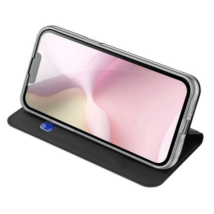 For iPhone 16e Case DUX DUCIS Skin Pro Series Leather Cover Card Holder