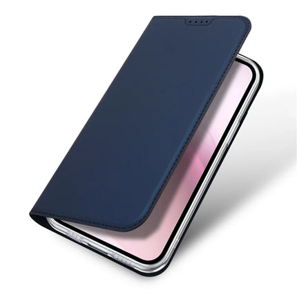 For iPhone 16e Case DUX DUCIS Skin Pro Series Leather Cover Card Holder