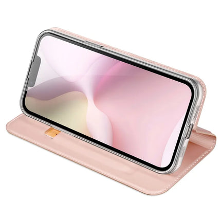 For iPhone 16e Case DUX DUCIS Skin Pro Series Leather Cover Card Holder
