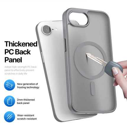 For iPhone 16e Case DUX DUCIS Yind Series Matte Case Compatible with MagSafe PC+TPU Phone Cover