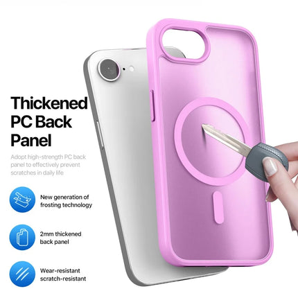 For iPhone 16e Case DUX DUCIS Yind Series Matte Case Compatible with MagSafe PC+TPU Phone Cover
