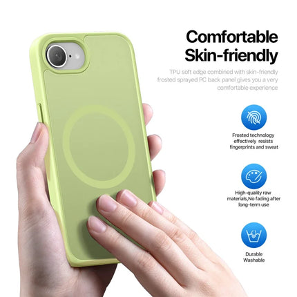 For iPhone 16e Case DUX DUCIS Yind Series Matte Case Compatible with MagSafe PC+TPU Phone Cover