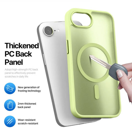 For iPhone 16e Case DUX DUCIS Yind Series Matte Case Compatible with MagSafe PC+TPU Phone Cover