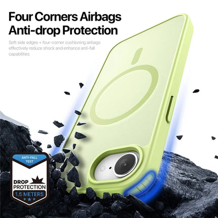 For iPhone 16e Case DUX DUCIS Yind Series Matte Case Compatible with MagSafe PC+TPU Phone Cover