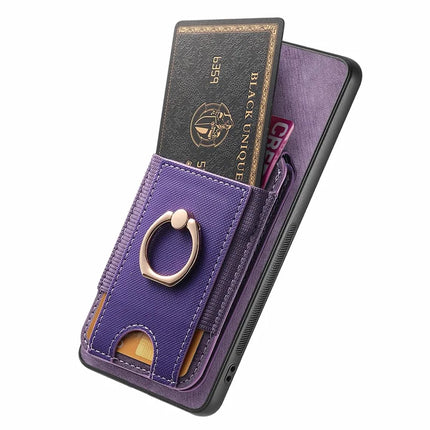 For Huawei Mate 70 Leather Back Cover with Detachable Card Holder Kickstand