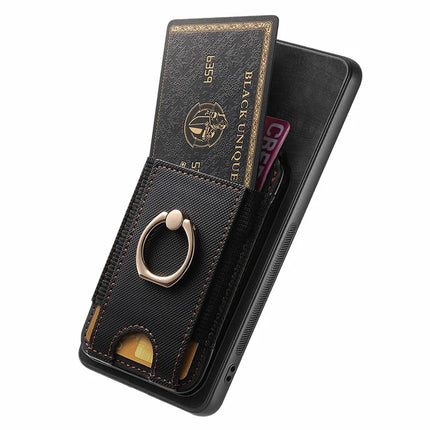 For Huawei Mate 70 Leather Back Cover with Detachable Card Holder Kickstand