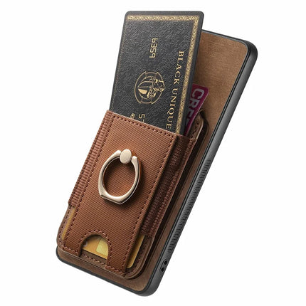 For Huawei Mate 70 Leather Back Cover with Detachable Card Holder Kickstand