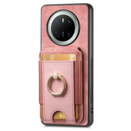 For Huawei Mate 70 Leather Back Cover with Detachable Card Holder Kickstand