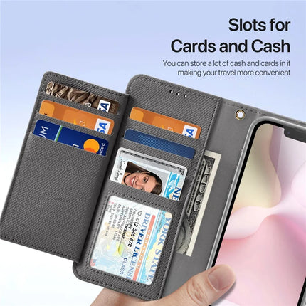 For iPhone 16e Case DUX DUCIS Lawa Series Detachable Magnetic Cowhide Leather Cover Zipper Wallet