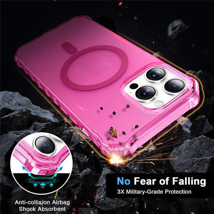 For iPhone 13 Pro Max Case Compatible with MagSafe Small Wavy Edge PC + TPU Phone Cover