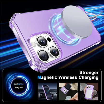 For iPhone 13 Pro Max Case Compatible with MagSafe Small Wavy Edge PC + TPU Phone Cover
