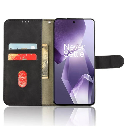Leather Case For OnePlus 13R 5G / Ace 5 5G / Ace 5 Pro 5G Skin Feel Anti Drop Wallet Flip Phone Cover