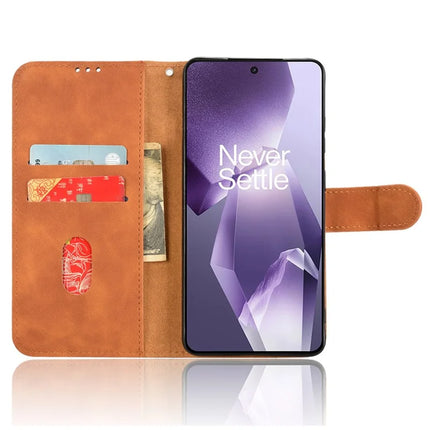 Leather Case For OnePlus 13R 5G / Ace 5 5G / Ace 5 Pro 5G Skin Feel Anti Drop Wallet Flip Phone Cover