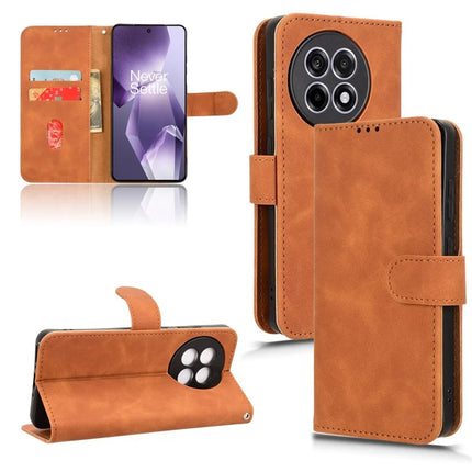 Leather Case For OnePlus 13R 5G / Ace 5 5G / Ace 5 Pro 5G Skin Feel Anti Drop Wallet Flip Phone Cover